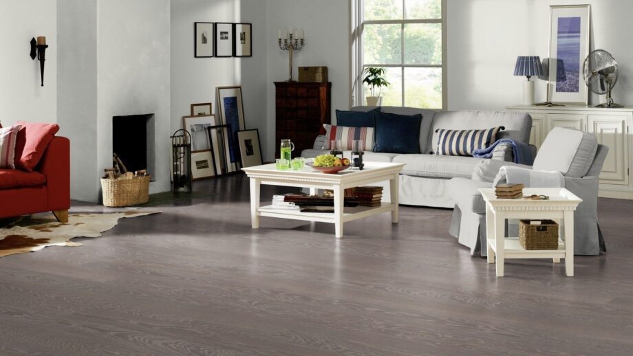 Parkett Tarkett, Play, Tamm Marble Plank, harjatud, 1-lip, 2 külge mikrofaas, Proteco Natura peits