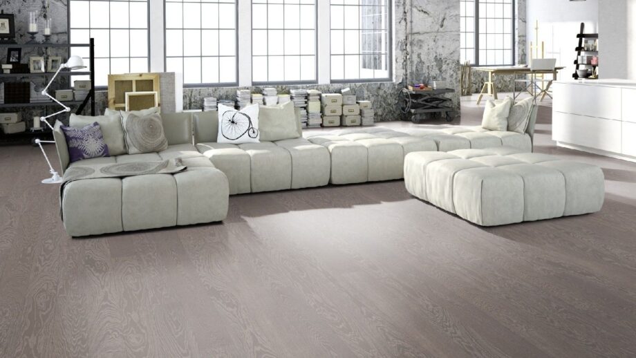 Parkett Tarkett, Play, Tamm Marble Plank, harjatud, 1-lip, 2 külge mikrofaas, Proteco Natura peits