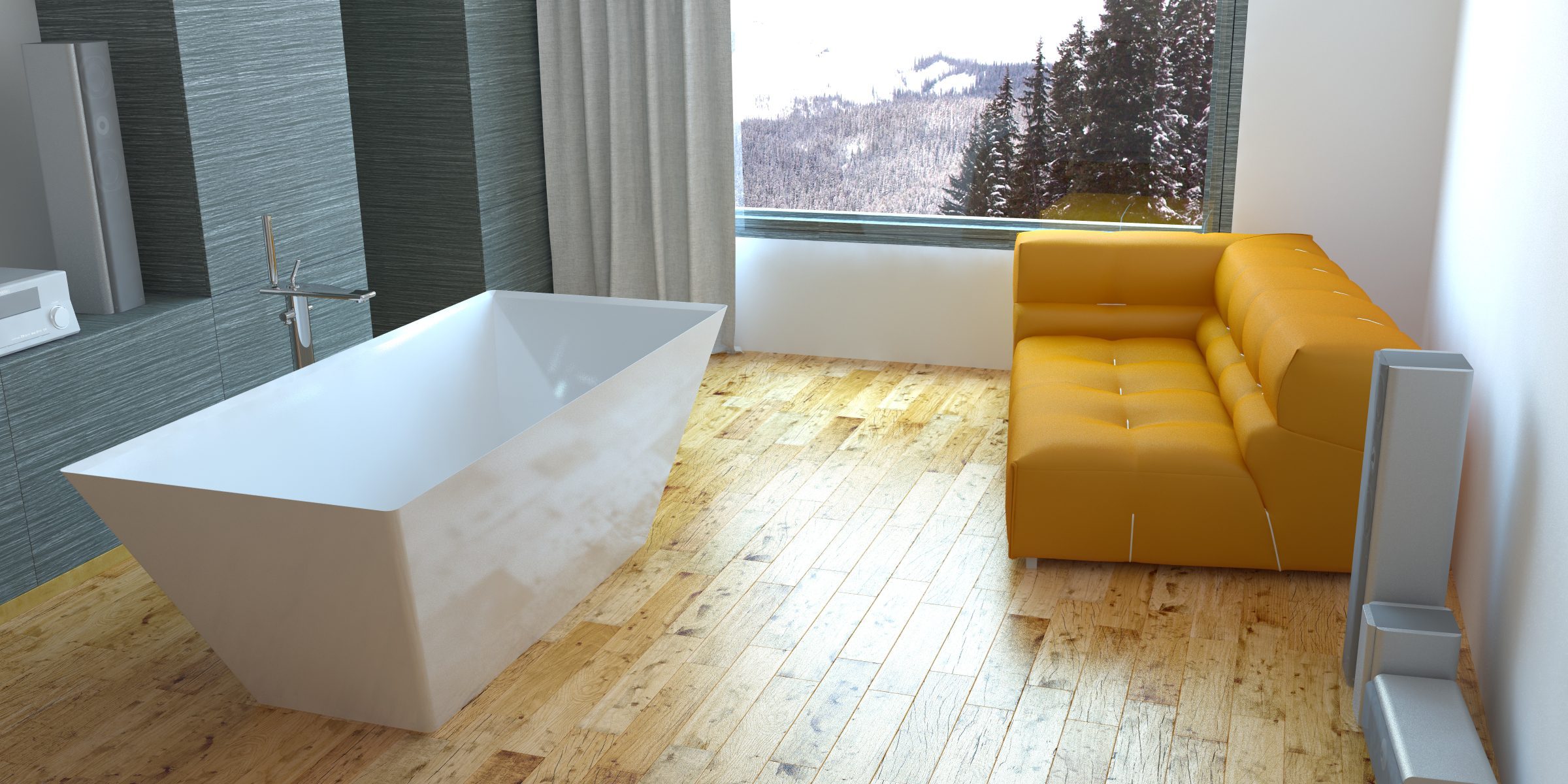 Kivivann Vispool Quadro 175