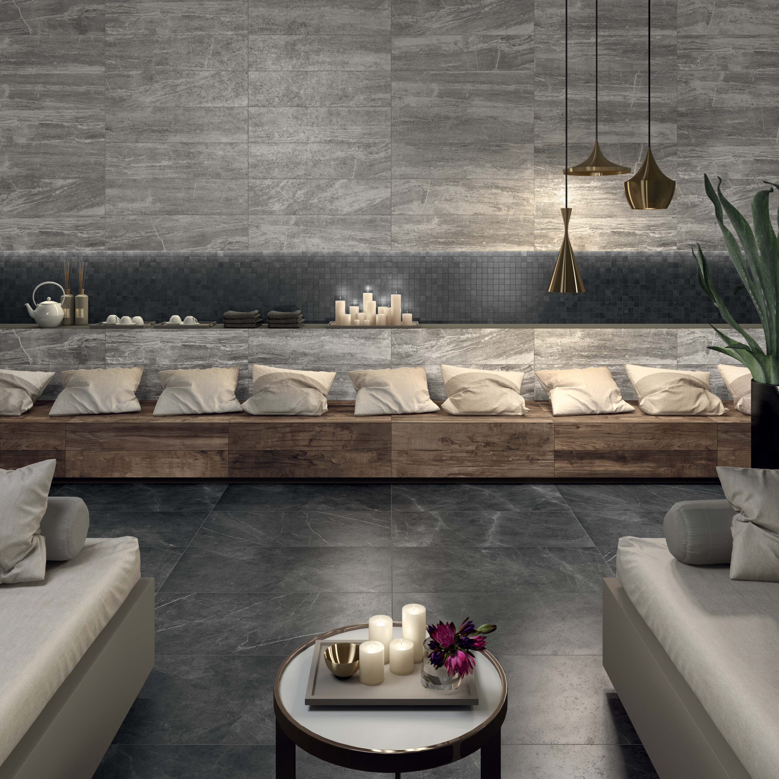 Keraamilised plaadid ABK Sensi Pietra Grey Sable R 30x60cm