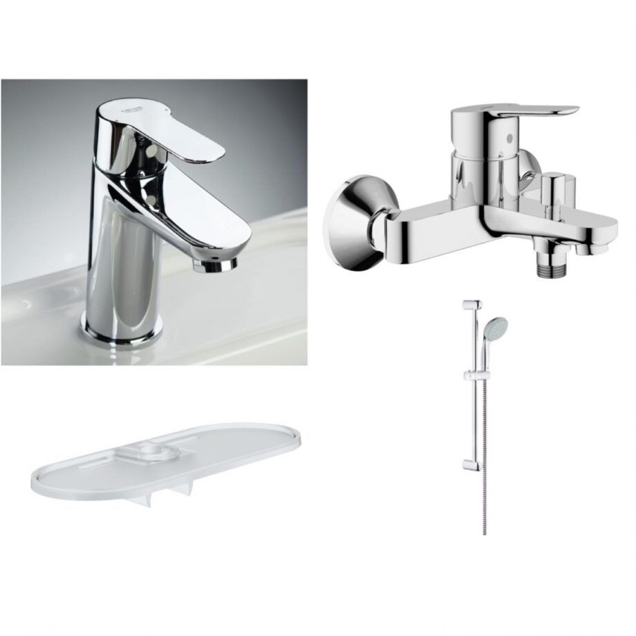 Vannitoa komplekt Grohe BauEdge, kroom