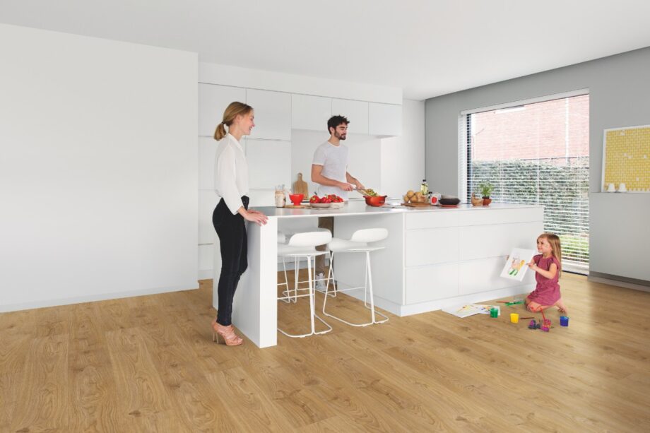 LVT Vinüülparkett QUICK STEP, Balance Click, Cottage tamm naturaal, faasitud