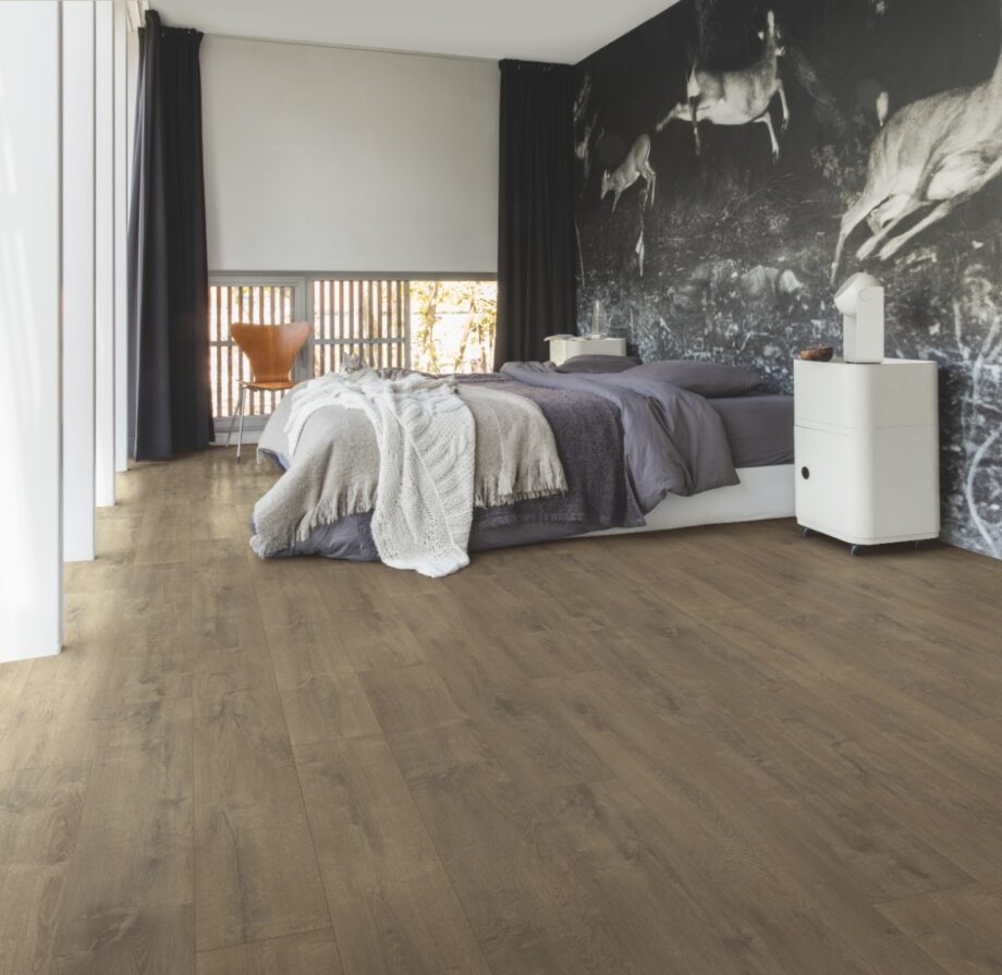 LVT Vinüülparkett QUICK STEP, Balance Click, Velvet Tamm Pruun, faasitud