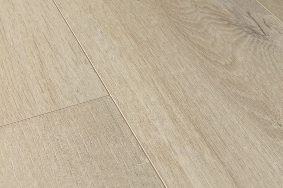 LVT Vinüülparkett QUICK STEP, Pulse Click Plus, Cotton oak beige, tamm, faasitud