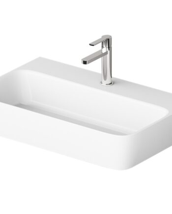 Valamu PAA QUADRO Silkstone matt kivimassist, paigaldatakse seinale vo?i to?o?pinnale