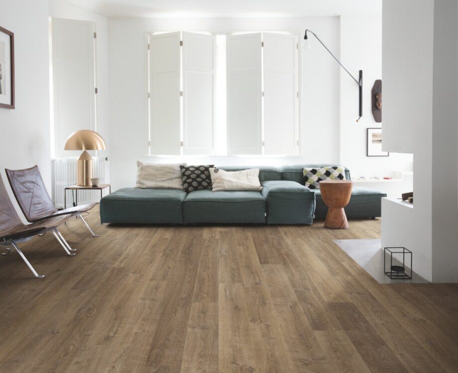 Laminaatparkett Quick-Step Eligna Riva oak brown, planks (tamm), 1-lip – vaade 5