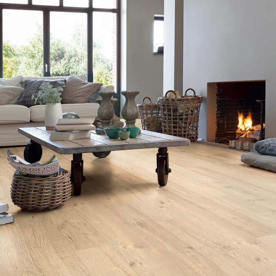 Laminaatparkett Quick-Step IMPRESSIVE SANDBLASTED OAK NATURAL (naturaalne tamm) – vaade 2