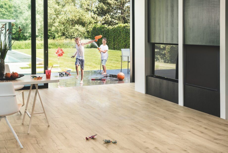 Laminaatparkett Quick-Step IMPRESSIVE ULTRA tamm Classic oak beige – vaade 8