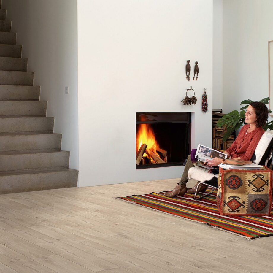 Laminaatparkett Quick-Step LARGO DOMINICANO OAK NATURAL, PLANKS (tamm natur) 1-lip – vaade 2