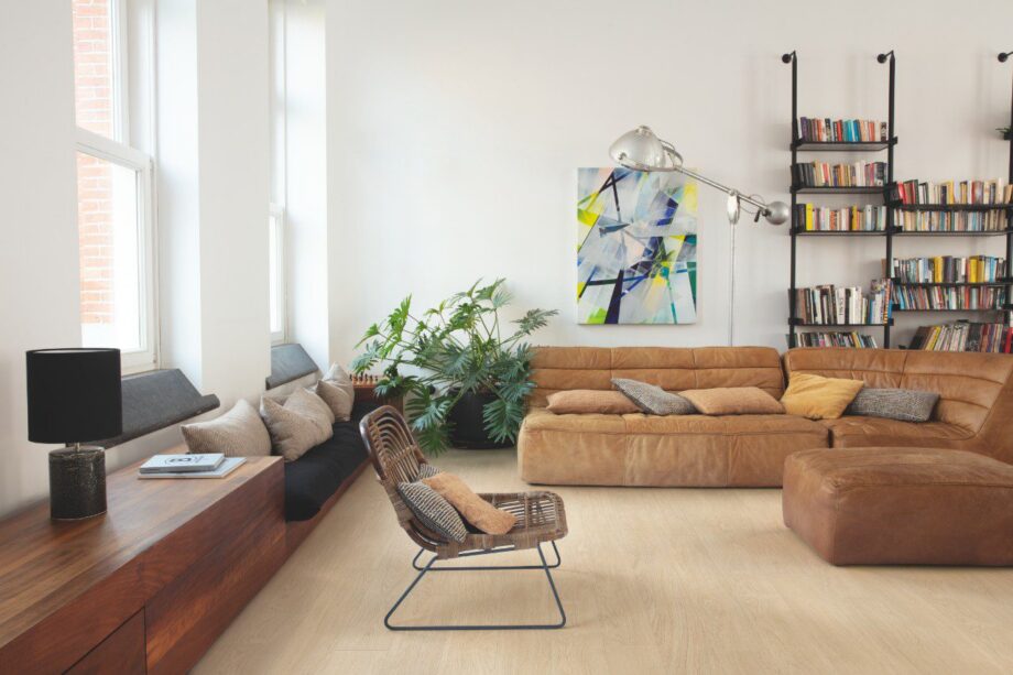 LVT Vinüülparkett QUICK STEP, Balance Click, Select tamm hele, faasitud – vaade 3