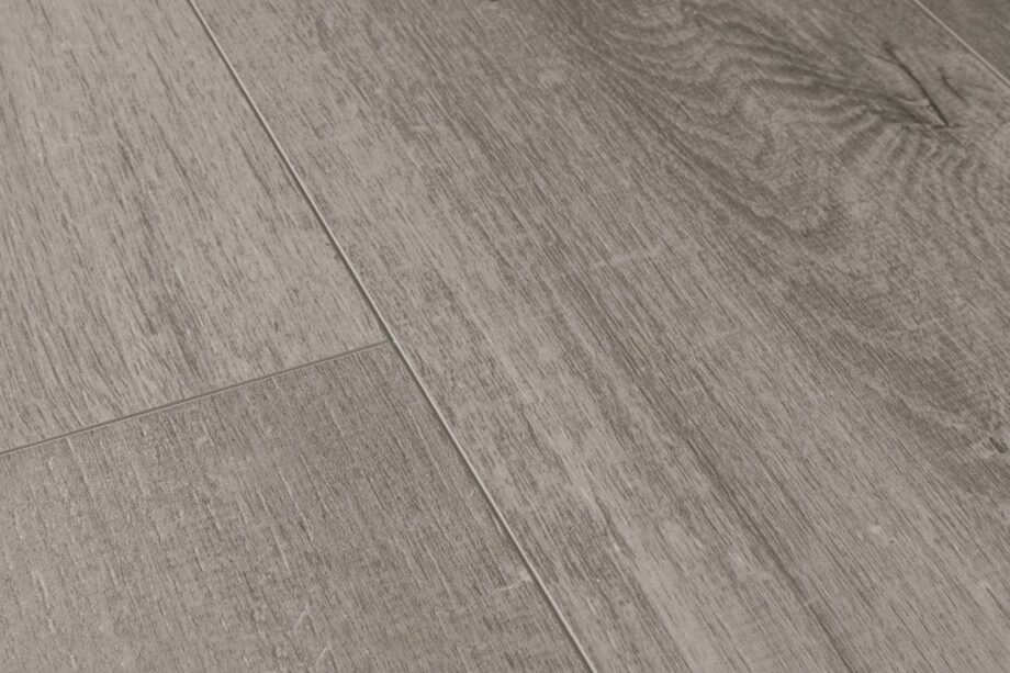 LVT Vinüülparkett QUICK STEP, Pulse Glue Plus, Cotton Oak Cozy Grey, tamm, faasitud – vaade 2