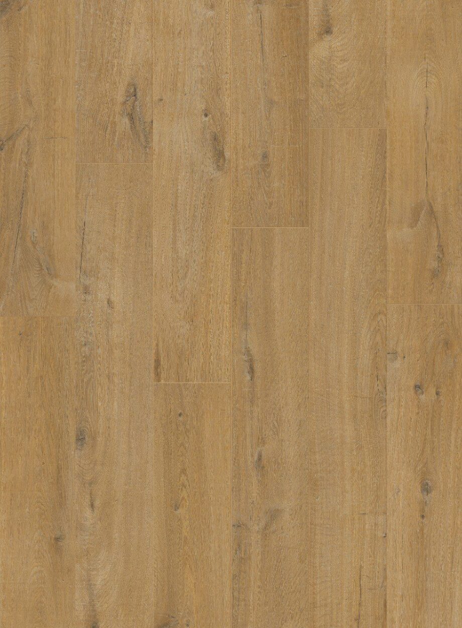 LVT Vinüülparkett QUICK STEP, Pulse Glue Plus, Cotton Oak Deep Natural, tamm, faasitud