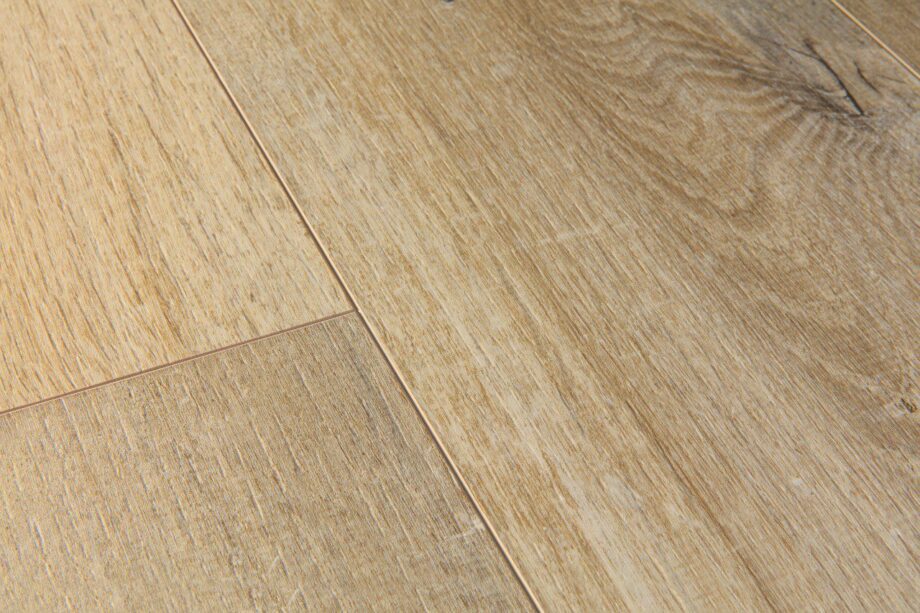 LVT Vinüülparkett QUICK STEP, Pulse Glue Plus, Cotton oak natural, tamm, faasitud – vaade 2