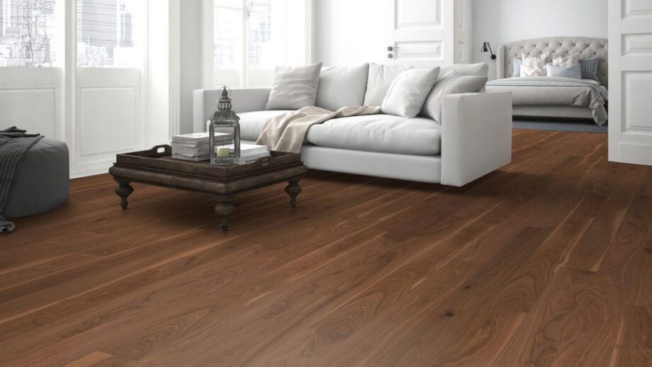 Parkett Ameerika pähkel Meister American walnut lively, 1-lipiline, matt lakk PD400 – vaade 3