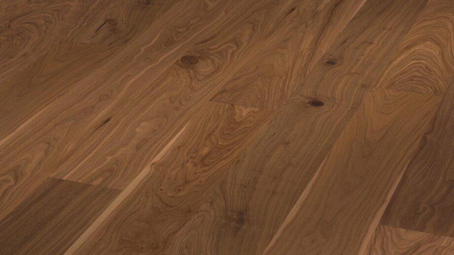 Parkett Ameerika pähkel Meister American walnut lively, 1-lipiline, matt lakk PD400