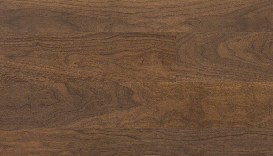 Parkett Ameerika pähkel, Walnut City, 1-lip, harjatud, faasitud, ekstra matt lakk 5%