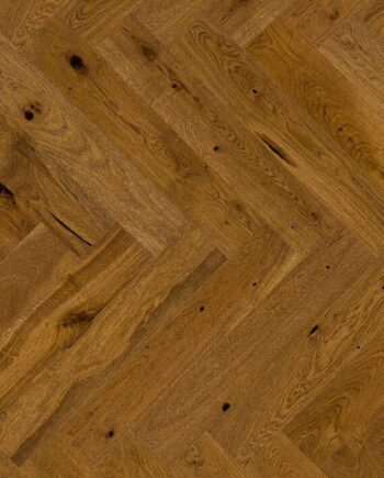Parkett Tamm, Brown Sugar, 1-lip, faasitud, harjatud, peits, matt lakk, kalasabamuster, click
