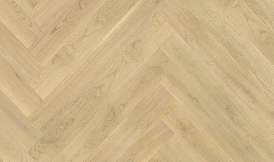 Parkett Tamm, EstaParket, Oak Herringbone AB Dazy, faasitud, harjatud, ekstra matt lakk 5%, kalasabamuster