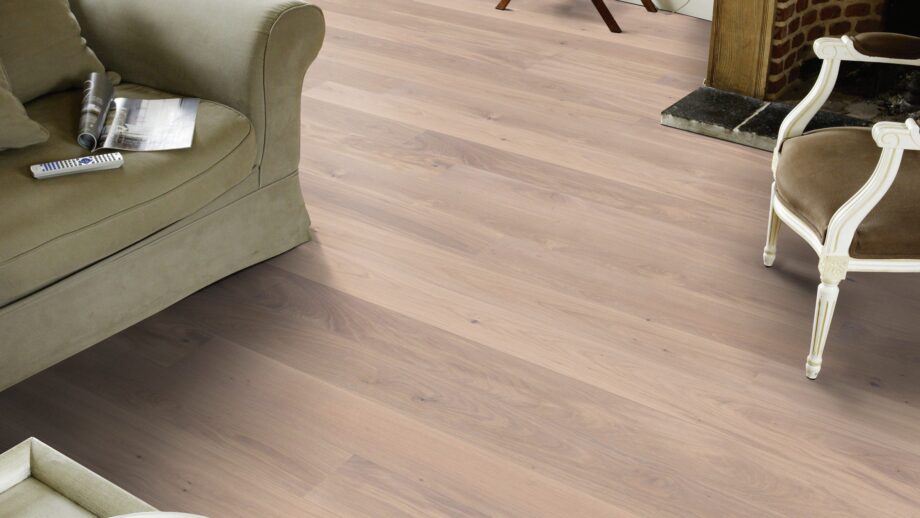Parkett Tarkett, Shade, Tamm Satin White Plank, 1-lip, 2 külge mikrofaas, Proteco Hardwax Oil õlivaha – vaade 3
