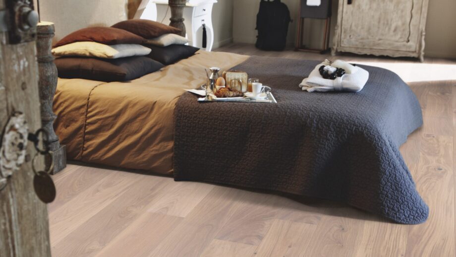 Parkett Tarkett, Shade, Tamm Satin White Plank, 1-lip, 2 külge mikrofaas, Proteco Hardwax Oil õlivaha – vaade 6