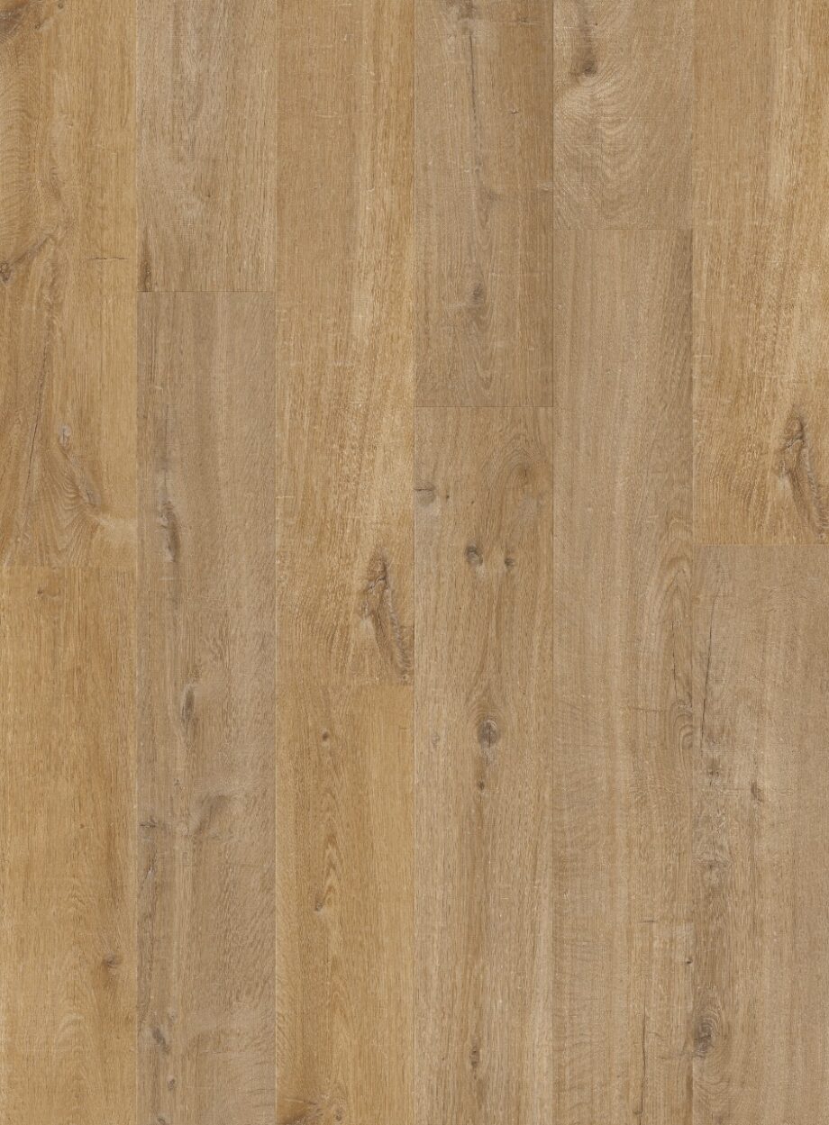 Vinüülparkett SPC Quick Step cotton oak natural alpha medium planks, faasitud