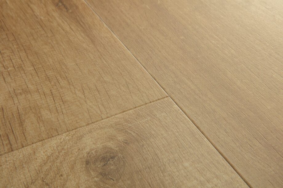 Vinüülparkett SPC Quick Step cotton oak deep natural alpha medium planks, faasitud