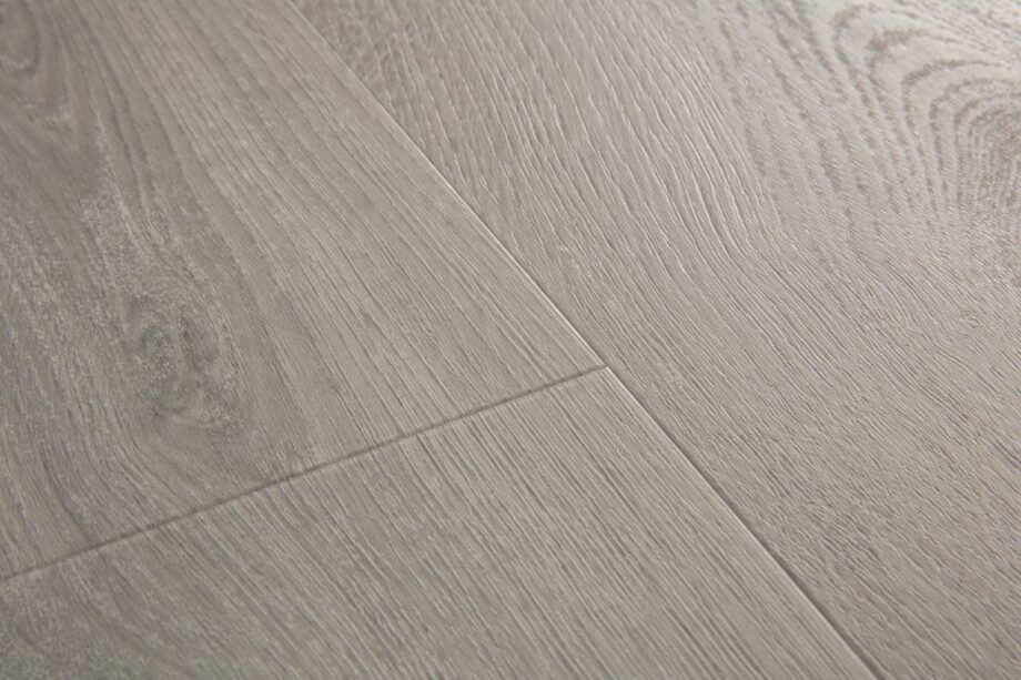 Vinüülparkett SPC Quick Step botanic grey alpha medium planks, faasitud