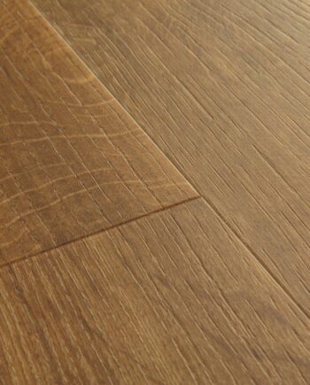 Vinüülparkett SPC Quick Step autumn oak brown alpha medium planks, faasitud
