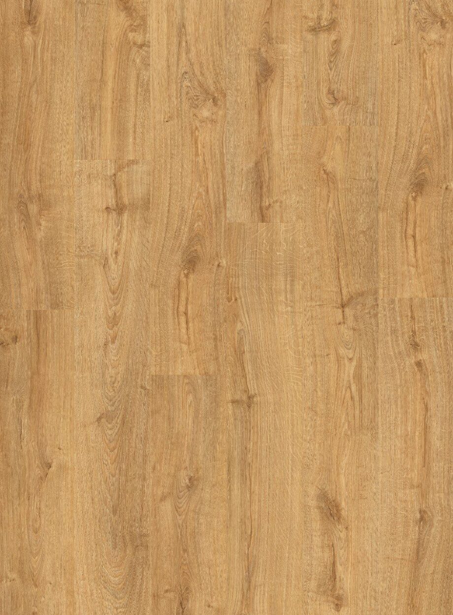 Vinüülparkett SPC Quick Step autumn oak honey alpha medium planks, faasitud – vaade 2