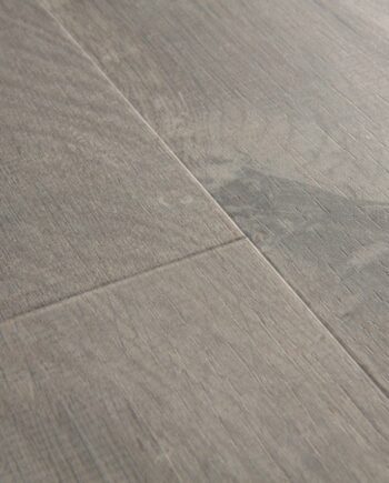 Vinüülparkett SPC Quick Step cotton oak cozy grey alpha medium planks, faasitud
