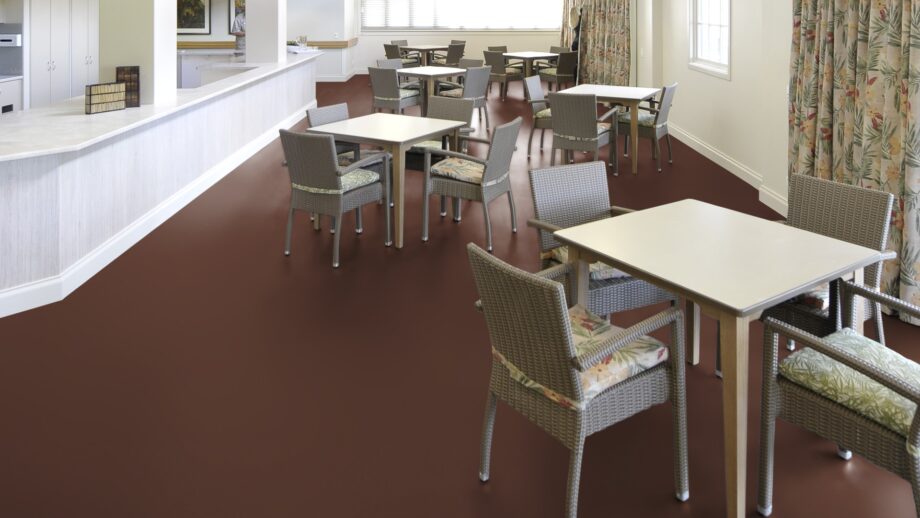 Linoleum Gerflor Uni Walton 0060 Deep Brown