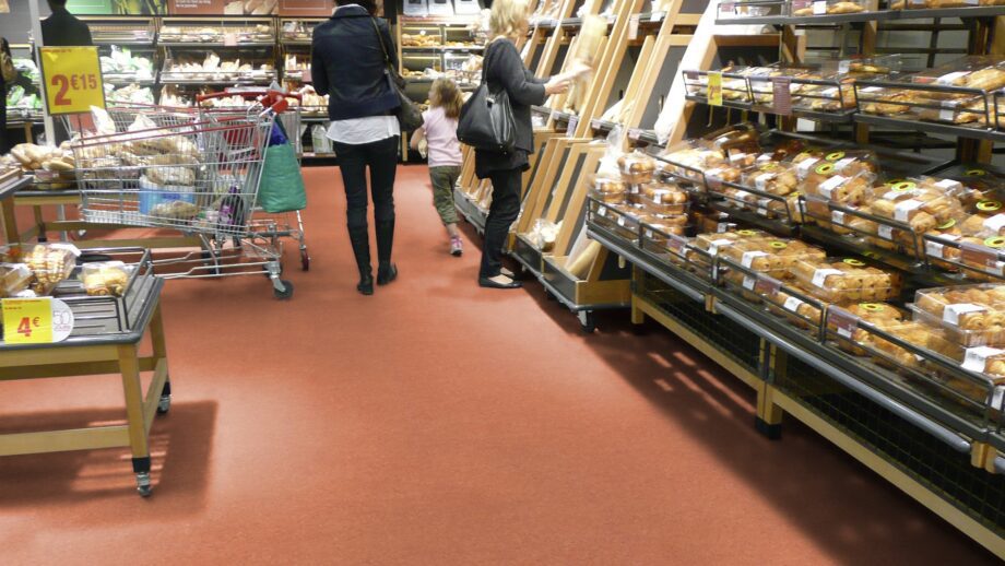 Linoleum Gerflor Marmorette 0019 Sunset Orange