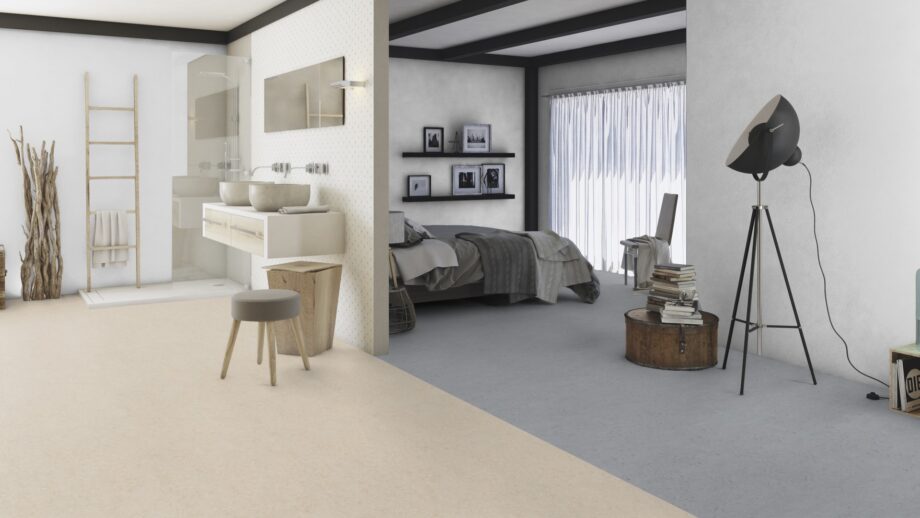 Linoleum Gerflor Marmorette 0055 Ash Grey