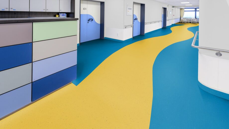 Linoleum Gerflor Colorette 0123 Poppy Blue