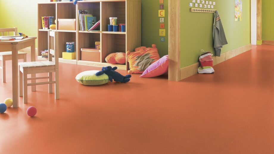 Linoleum Gerflor Colorette 0016 Deep Orange