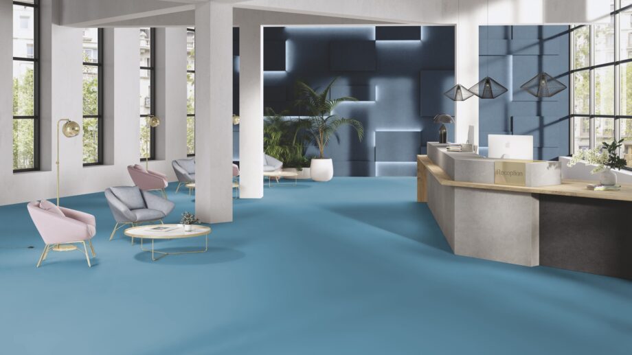 Linoleum Gerflor Uni Walton 0095 Spring Blue