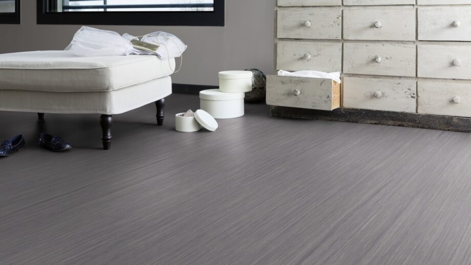 Linoleum Gerflor Lino Art Flow 0050 Grey Line