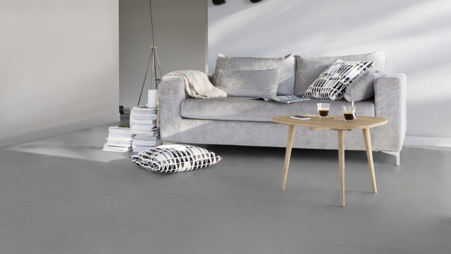 Linoleum Gerflor Lino Art Urban 0563 Zinc Grey