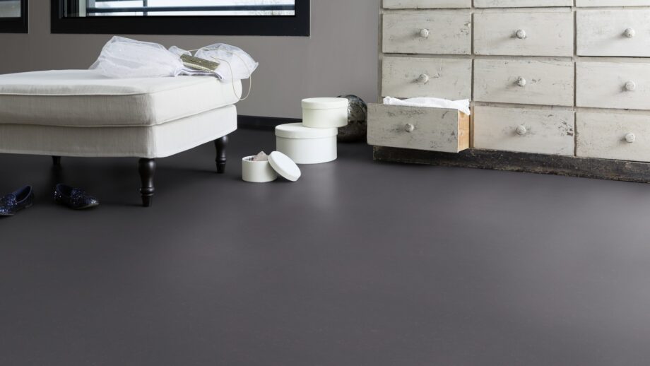 Linoleum Gerflor Lino Art Urban 0565 Graphite Grey