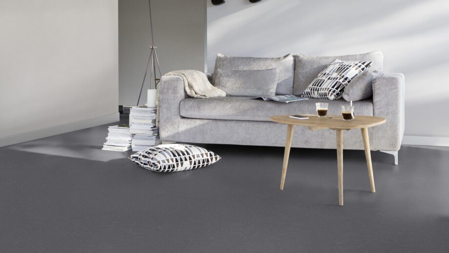 Linoleum Colorette Acoustic Plus 19dB 0080 Elephant Grey – vaade 2