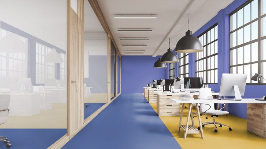 Linoleum Gerflor Colorette 0004 Bluebird – vaade 3
