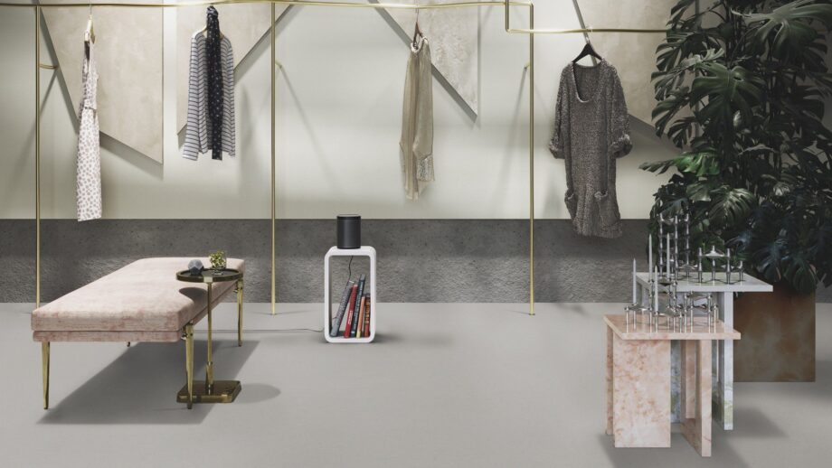 Linoleum Gerflor Colorette 0058 Aluminium Grey – vaade 3