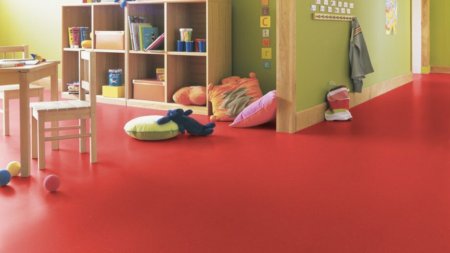 Linoleum Gerflor Colorette 0118 Power Red – vaade 3
