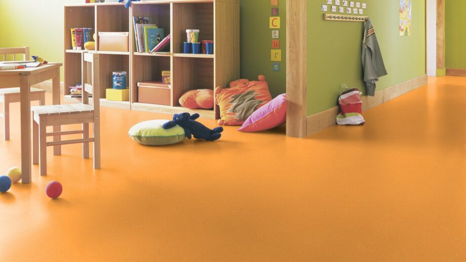 Linoleum Gerflor Colorette 0171 Sunrise Orange – vaade 4
