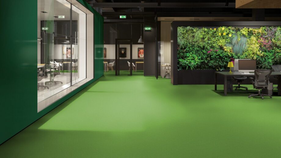 Linoleum Gerflor Lino Art Star 0030 Apple Green – vaade 3 Linoleum Gerflor Lino Art Star 0030 Apple Green – vaade 3