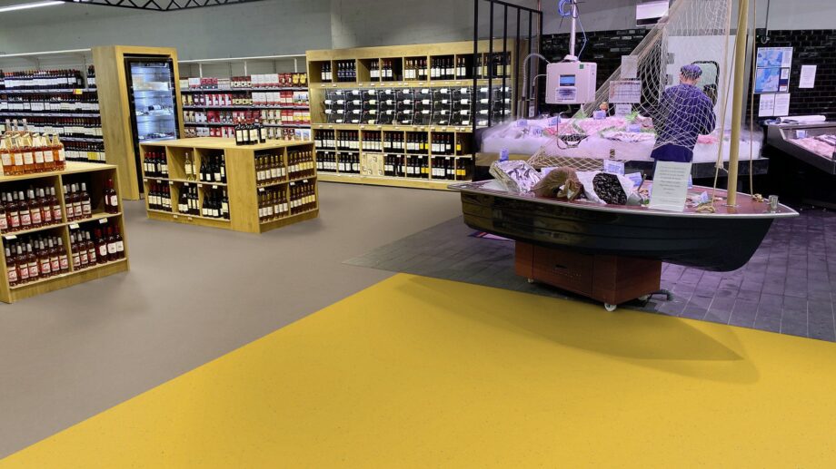 Linoleum Gerflor Lino Art Urban 0550 Beton Soft Grey – vaade 5