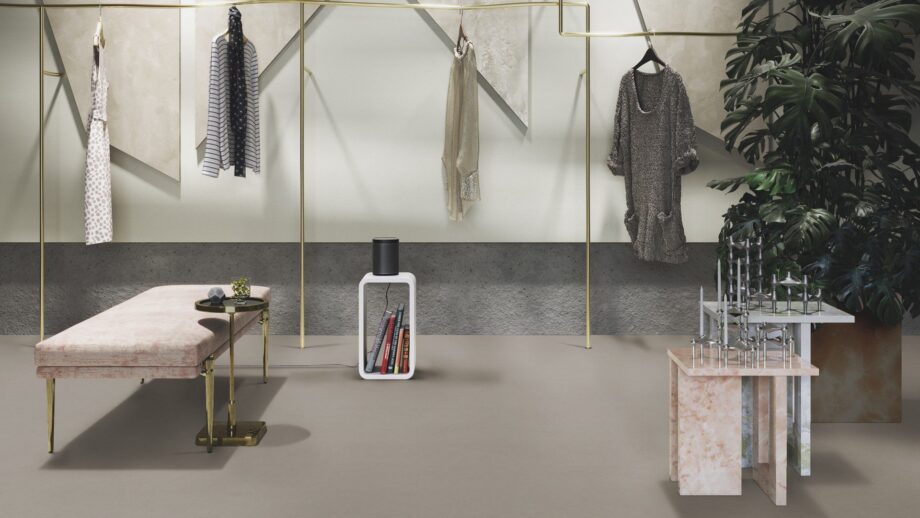 Linoleum Gerflor Lino Art Urban 0554 Concrete Grey – vaade 2