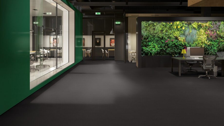 Linoleum Gerflor Lino Art Urban 0561 Pitch Black – vaade 2