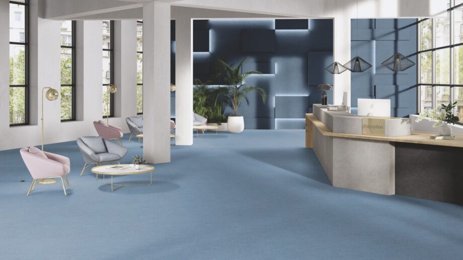 Linoleum Gerflor Marmorette 0023 Dusty Blue – vaade 3