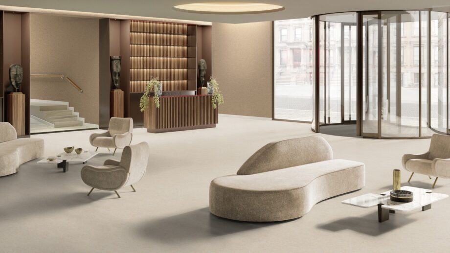 Linoleum Gerflor Marmorette 0045 Sand Beige – vaade 5